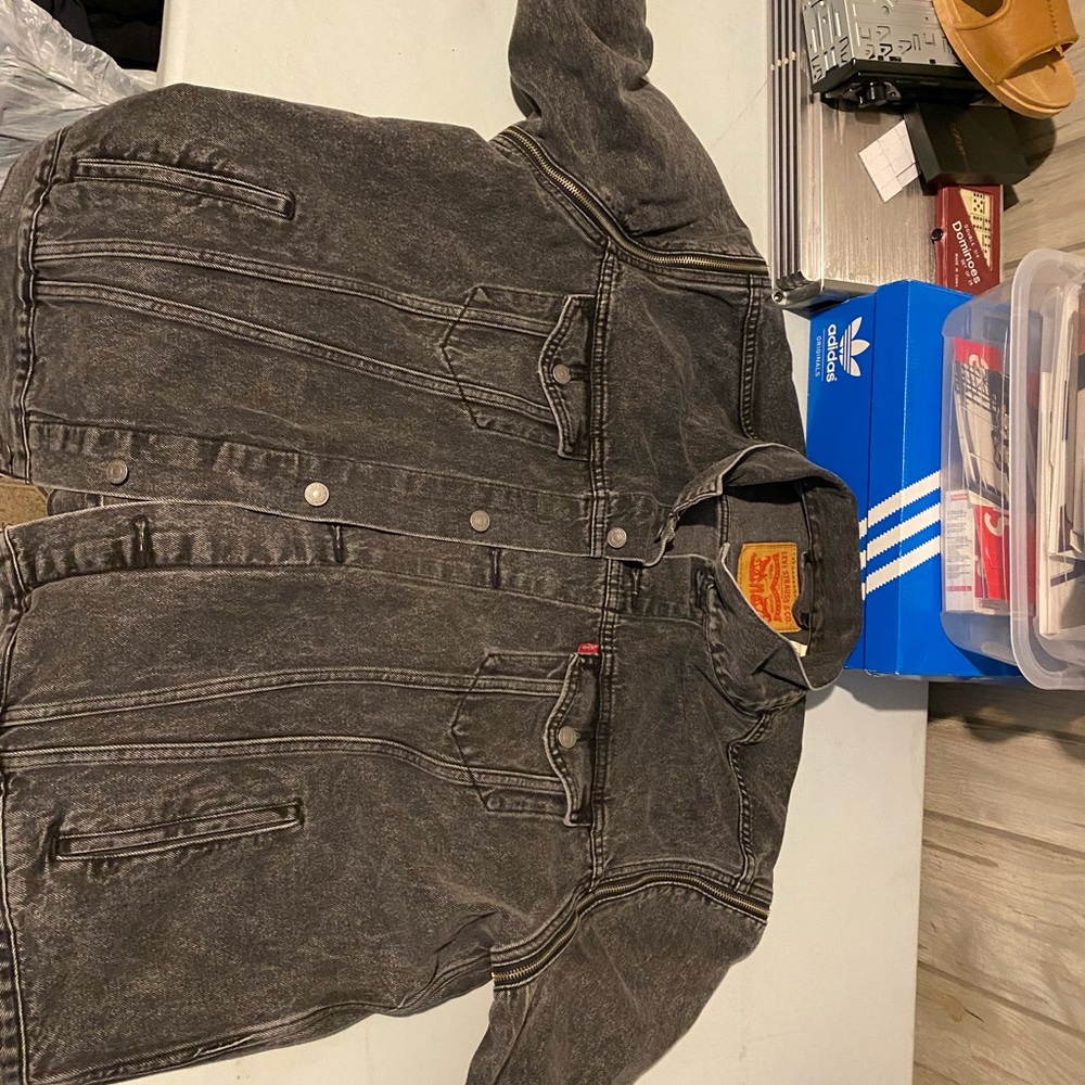 levis biker jacket/vest